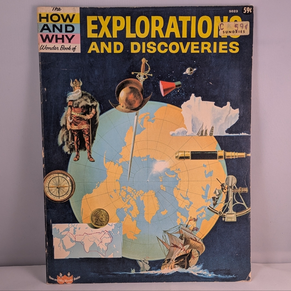 Vintage The How And Why Wonder Book of Explorations and Discoveries